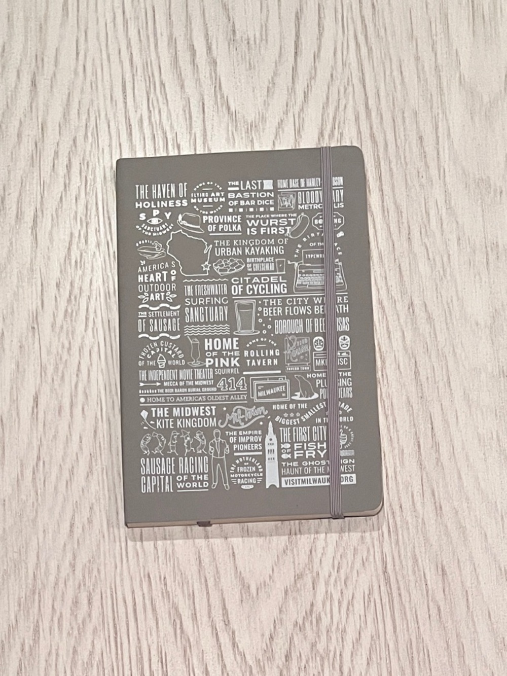 Softcover Journal - Lined Paper - Milwaukee, Wisconsin Themed - NWOT